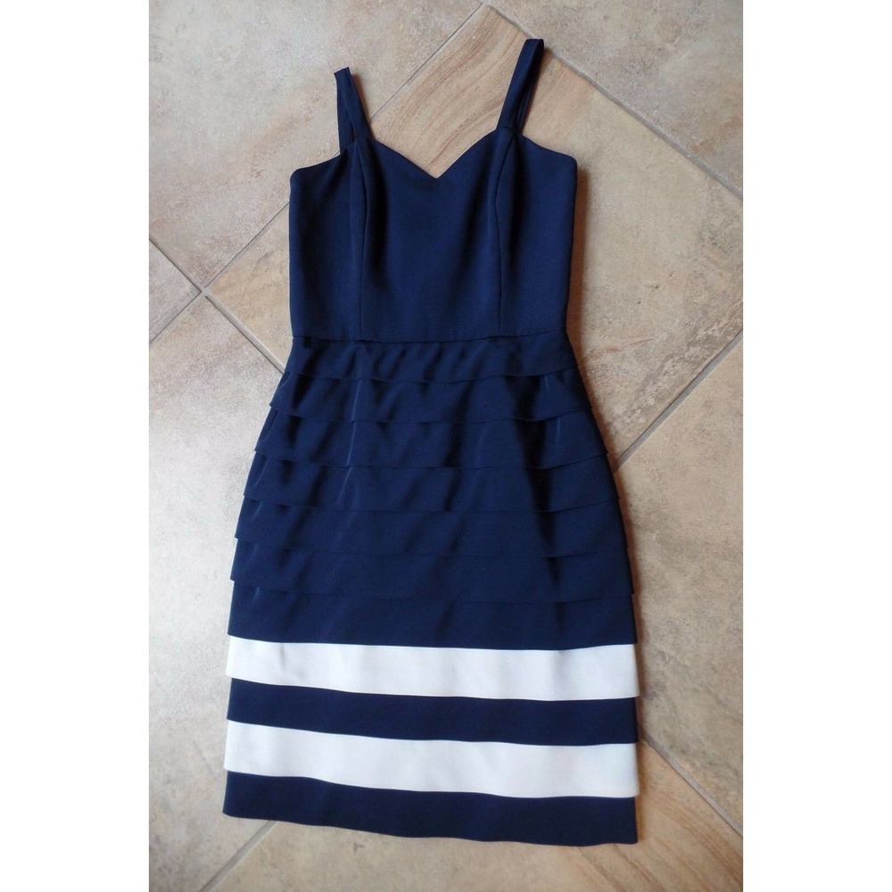 Tomasz Starzewski Layered Ruffle Silk Sheath Dress